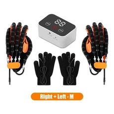 손가락마사지기 EMS마사지기 재활 로봇 장갑 훈련 장비 손 손가락 트레이너, 46)one pair M - US plug