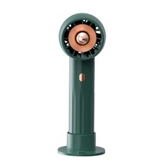 탁상용 선풍기 무소음 무선 미니 usb 충전형 사무실 미니 강풍 데스크탑용 새로운 홀더 충전식 선풍기 팬 배터리 US 모바일 1200m 핸드 휴대용 포함 핸디, green