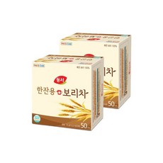동서 한잔용 보리차 50Tx2개 속이 편한 차 따뜻한 겨울차 시원한 여름차, 1.5g, 50