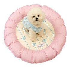 이지레이지 강아지 고양이 여름 마약 쿨매트 방석 중 소형견, 핑크(65x65cm)