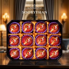 수려한 과일선물세트 팔각미인3호 4kg내외(사과12과), 1세트