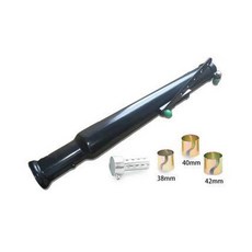 CM300 SR400 ESCAP MOTO 500 FOR 머플러 CB500 VT500 배기 전기 클래식 범용 레트로 도금 CG125 CAFE 오토바이, Type E2, 1개