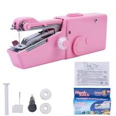 縫紉機家用小型手持電動便攜迷你簡易diy手工裁縫機器電動縫紉機, 1個