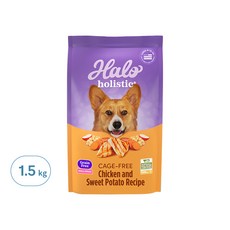Halo 嘿囉 小型成犬 雞肉與地瓜 無穀配方 乾飼料, 雞肉, 1.53kg, 1袋