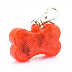 도모아 애견LED글로우 이름표 LED 애견명찰 애견 인식표, 1개, 애견LED이름표(p5080)_주황