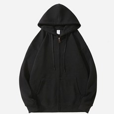 네모엔룩 남녀공용 라인업 기모 무지 특양면 융기모 스탠다드핏 빅사이즈 후드집업