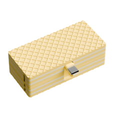 웨하스 도킹형 보조배터리 5000mAh, 크림(c타입), HT100WAF