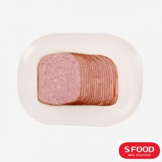 에쓰푸드 리얼 스모크햄 (냉동)샌드위치 베이커리 햄버거, 1kg, 1개