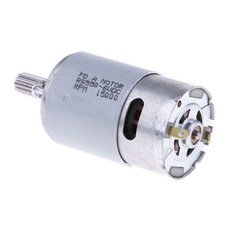 shangren 12V 6V 고속 DC 모터 마이크로 전기 모터 자동차 모델 장난감 액세서리 DIY, 설명, 금속, 6V 550 10 치아 8.5mm, 1개
