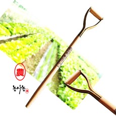국산 텃밭 농사 농기구 튼튼 국내 제작 참나무 삽자루, 1개
