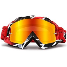 NENKI 더트 바이크 고글 성인용 모터크로스 휠러 MX ATV 오프로드 안경 남성용 포그, Techline d d Lens, 1개