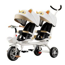 쌍둥이자전거 삼륜 드라이시클 등하원 쌍둥이 푸시카, J. 캣 (앞뒤 조절), 1개