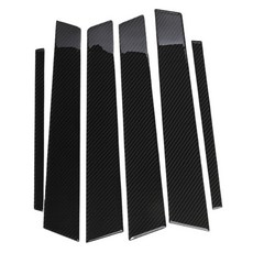 真碳纖維滴膠光亮中柱B柱 適用於12-18 F30 F80 M3 335i 328i, 1個