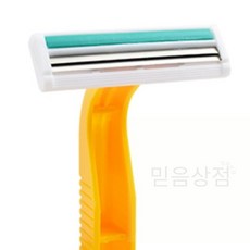 파워 2중날 일회용면도기100개입 여행용면도기, 1, 100
