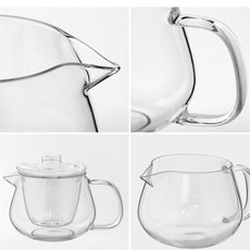 우빅 차포트(500ml) 내열유리티포트 티팟세트 차티포트