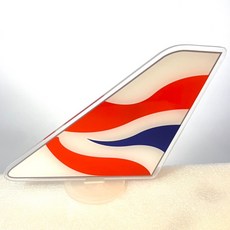 RBF 絕版英國塑膠尾翼 12x16cm 飛機模型配件 A1216-T-BA, 1個