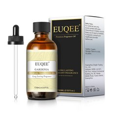 EUQEE 아로마 오일 치자 에센셜 오일 60ml 천연 정유 아로마 디퓨저 향기로운 휴식 향수 아로마 에센스, 1개, 1ml, 상세페이지 참조