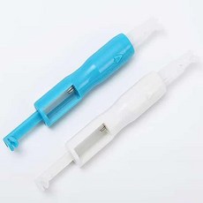 물결샵 재봉틀 실 끼우개 간편 수납 사용 도구 걸이 수선 바느질 미싱 가정용, 블루