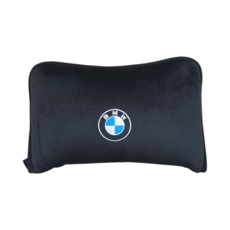 BMW 정품 차량용 쿠션 무릎담요 캠핑베게 커버일체형, 1개, 블랙