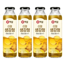 CJ백설 리얼생강청 310ml x4개