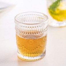 冷水壺大容量玻璃耐高溫涼白開水杯茶壺套裝家用果汁壺防爆涼跨境, 1個, 涼水壺透明水杯一隻⚑✦:見圖, 1L