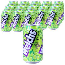 웰치 청포도 캔 355ml x 24개 업소용 탄산 웰치스