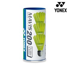요넥스 셔틀콕 마비스200 YL 파란뚜껑 야외용 나일론셔틀콕 1타 3개입 배드민턴 오남스포츠, 3개