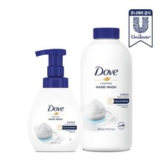 [도브] 포밍 핸드워시 딥너리싱 본품 240ml + 리필 430ml, 1개, 670ml