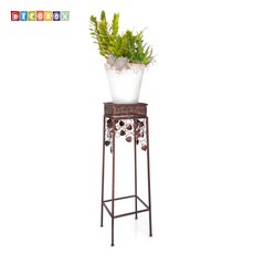 DecoBox 巴洛克紅銅色 方形 100公分 花架, 詳見包裝, 詳見包裝