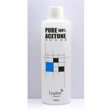 [누적 판매 8만병] 루핀 퓨어 100퍼센트 아세톤 500ml, 1개