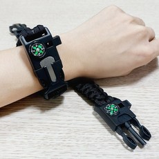 생존팔찌 5in1 캠핑 백패킹 등산 파라코드 비상용품, 단품, 본상품선택, 쪼아요팍!!