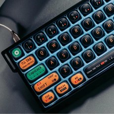 125pcs MOG 카메라 테마 키캡 PBT 열 승화 게임용 블랙 키캡 기계식 키보드 개인화 된 라운드 키 캡, camera, JM-MOG-
