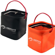 낚시 밑밥 통 피싱 살림통 보관 낚시 활어통 가방 접이식 휴대용 선상 보조 캠핑 용품 야외 방수 민물 수납, 오렌지