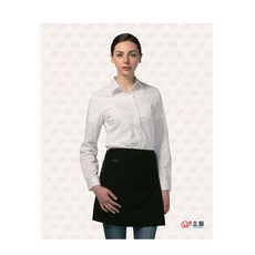 요들가운 PK349 핑클 랩 끈 앞치마(미니) 블랙
