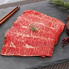 바라던 기름손질 잘된 건강한 목초육 대패구이 부채살 400g 샤브 육전 호주산 소고기, 바라던 기름손질 잘된 건강한 목초육 대패구이 부채살 4