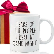 Tears Of The People - 게임 나이트에서 이겼어요 플레이어를 위한 재미있고 유머러스한 나이트 승리 기념 세라믹 머그컵 남성 형제 친구 직장 동료 게이머를