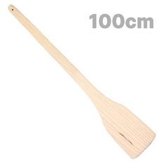 국산 100cm 원목 도비 ( 업소용 식당 대형 사각 나무 장주걱 다용도 주 조리도구 우드 가마솥 고추장 양념주걱 ), 1개
