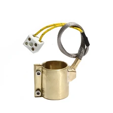 FCABA 90mm 내경 높이 황동 밴드 히터 110V/220V/380V 500W/600W/750W 압출기용 전기 링, 03 600W 90x50mm(DxH), 02 220V, 03 as picture