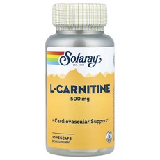 쏠라레이 l-카르니틴 500mg 30 베지캡슐, 30정, 1개