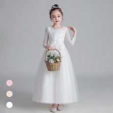 Titikong 여아 주니어 프린세스 드레스 파티 어린이 공주 의상 샤 원피스