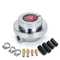 1.5 Psi 수동 조절 식 기화기 연료 펌프 "(8mm) 라인 JR7871, 02 with logo, 1개