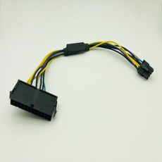 24 핀 8 전원 케이블 델 30cm 옵티플렉스 ATX 공급 장치 마더 보드 어댑터, 01 30cm