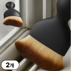 로버브 다용도 틈새 청소브러쉬, 2개, 블랙