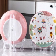 도도 접시 거치대 장식장접시받침대, 소