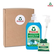 프로쉬 주방세제 기프트(소다1개+펌프+수세미+BOX), 1세트, 500ml