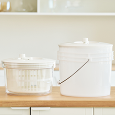 야마켄 업소용 대용량 야채 채소 샐러드 탈수기 버킷 점보, 1개