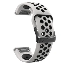Amazfit T-Rex Ultra 2 51mm 시계 스트랩 교체용 26mm QuickFit 실리콘 밴드 통기성 방수 시계줄과 호환 가능, QuickFit 26mm, White black