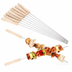 스텐 꼬챙이 10개세트 바베큐꼬치