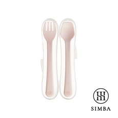 SIMBA 小獅王辛巴 美味學習叉匙組, 1個, 栗粉