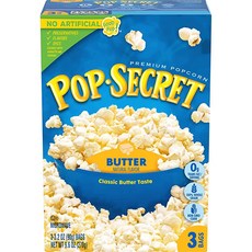 Pop Secret 전자레인지 팝콘 버터 90.7g(3.2온스) 3개입, Pop Secret 전자레인지 팝콘, 버터, 90.7g, 90.7g, 1개